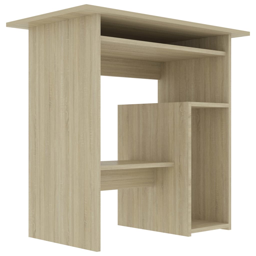  Schreibtisch Sonoma-Eiche 80x45x74 cm Holzwerkstoff