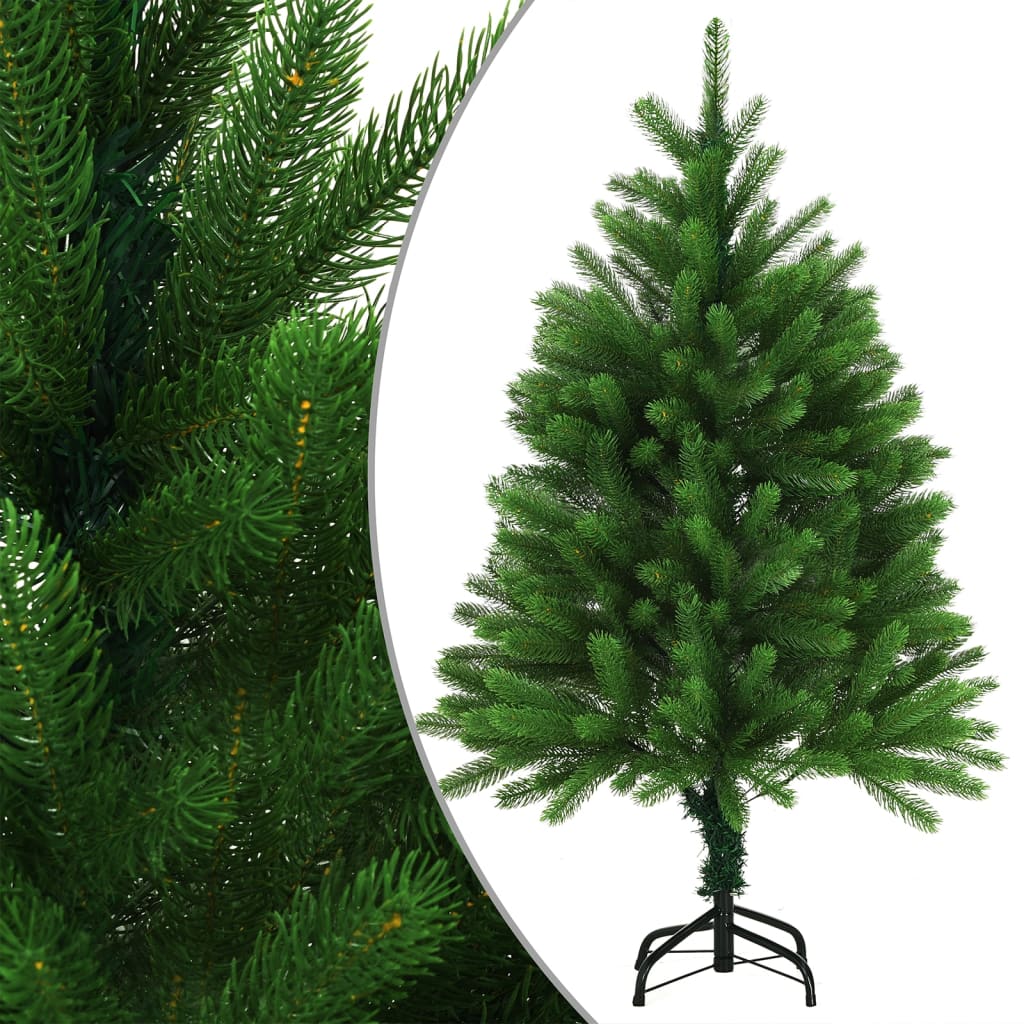  Künstlicher Weihnachtsbaum mit Beleuchtung & Kugeln 120 cm Grün