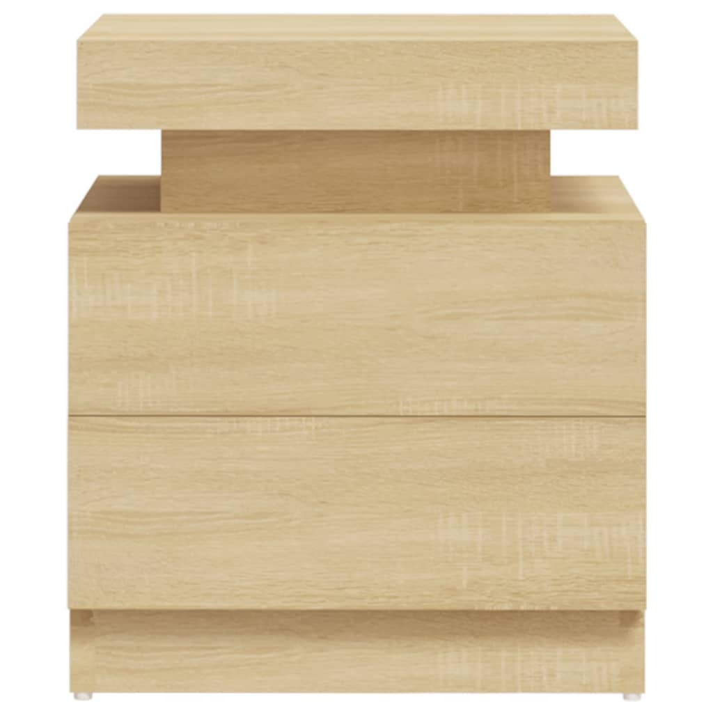  Nachttisch Sonoma-Eiche 45x35x52 cm Holzwerkstoff