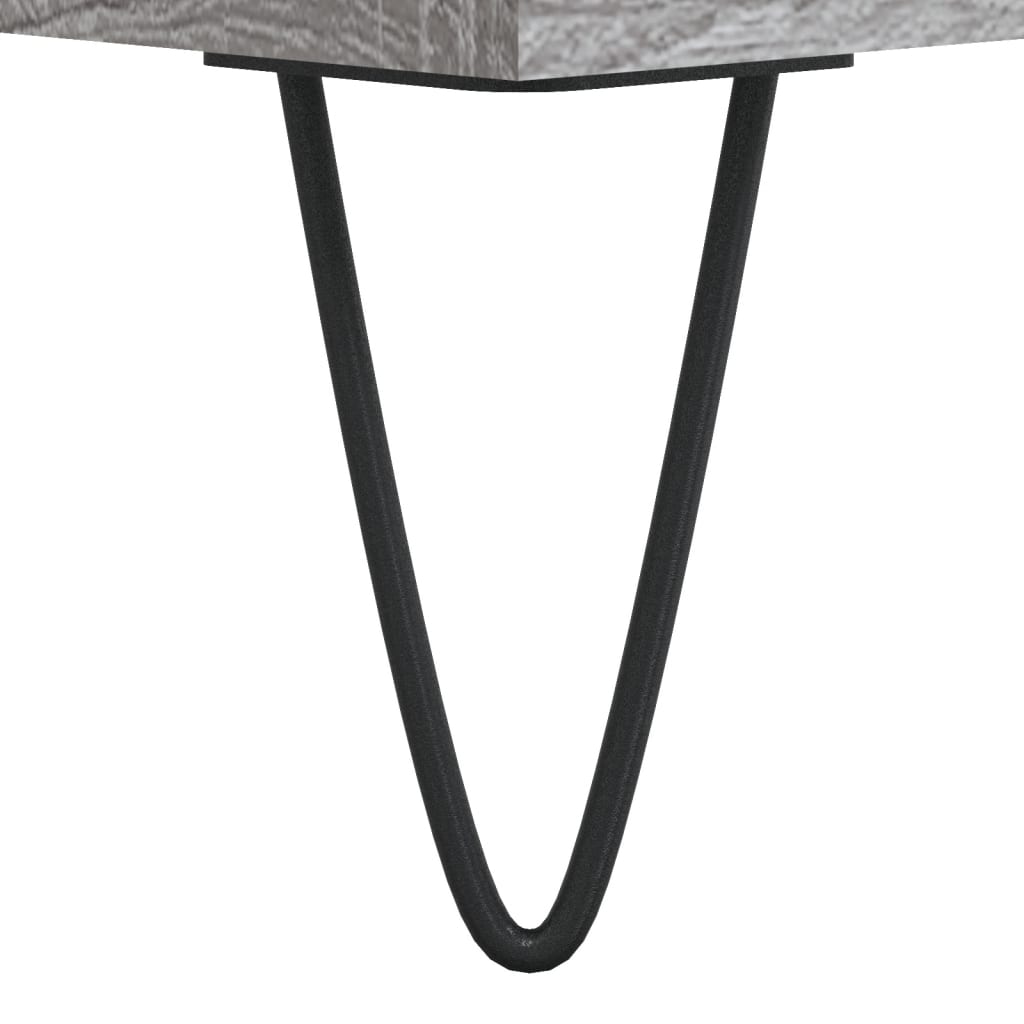  Sideboard Grau Sonoma 60x35x70 cm Holzwerkstoff