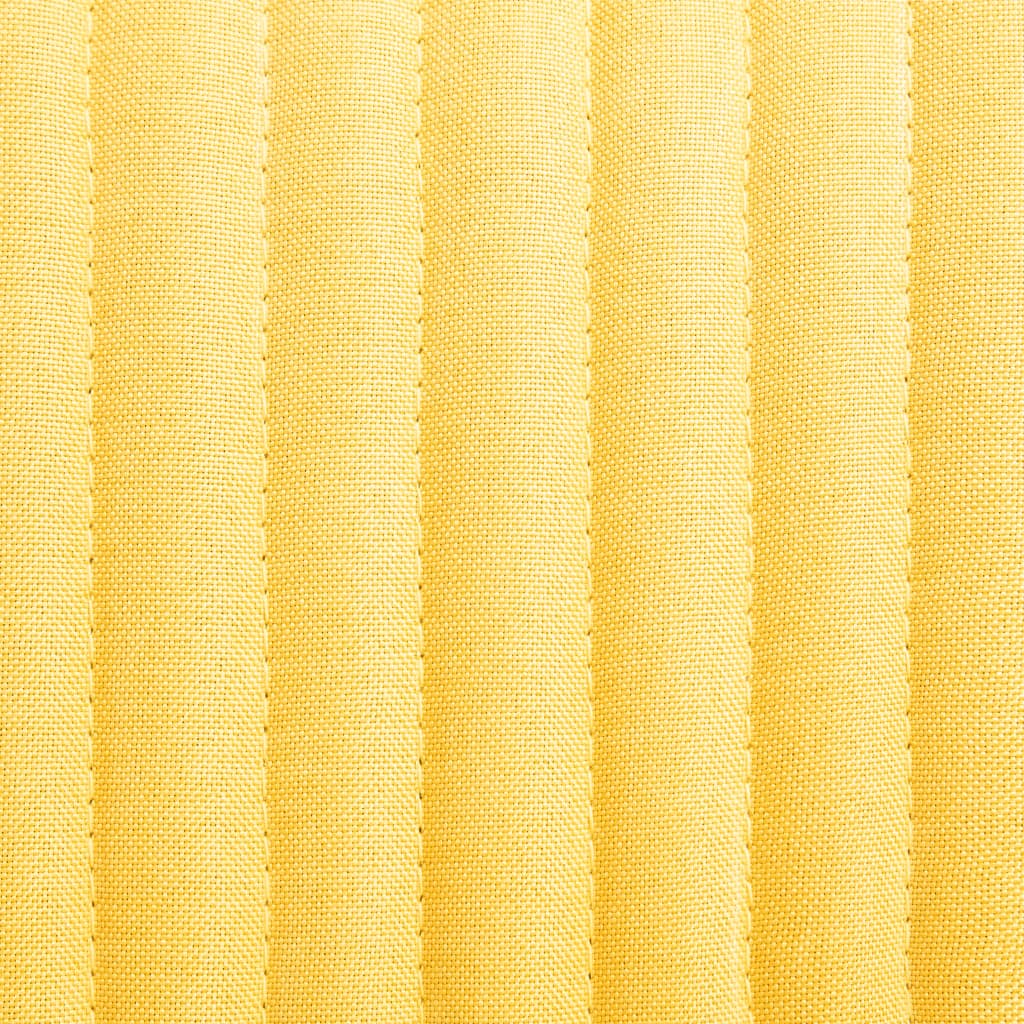  Esszimmerstühle 6 Stk. Gelb Stoff