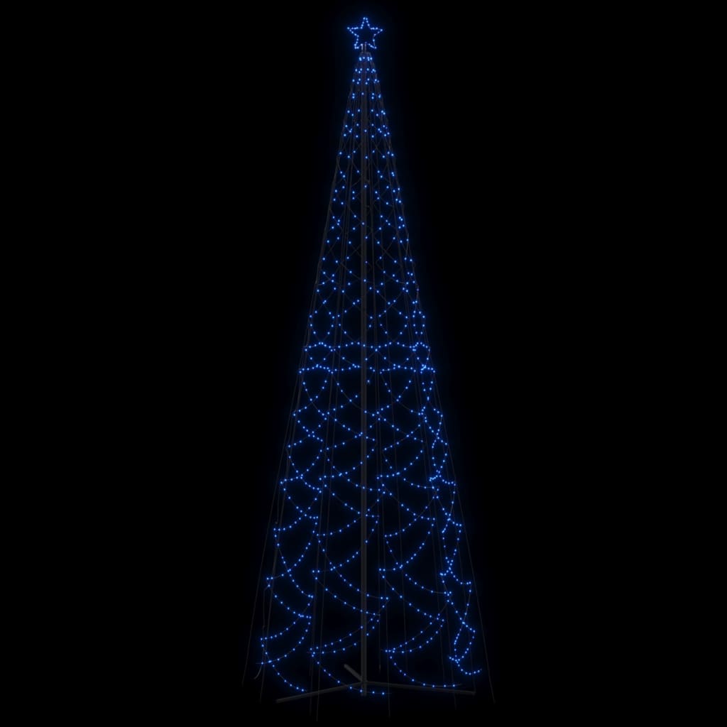  LED-Weihnachtsbaum Kegelform Blau 1400 LEDs 160x500 cm