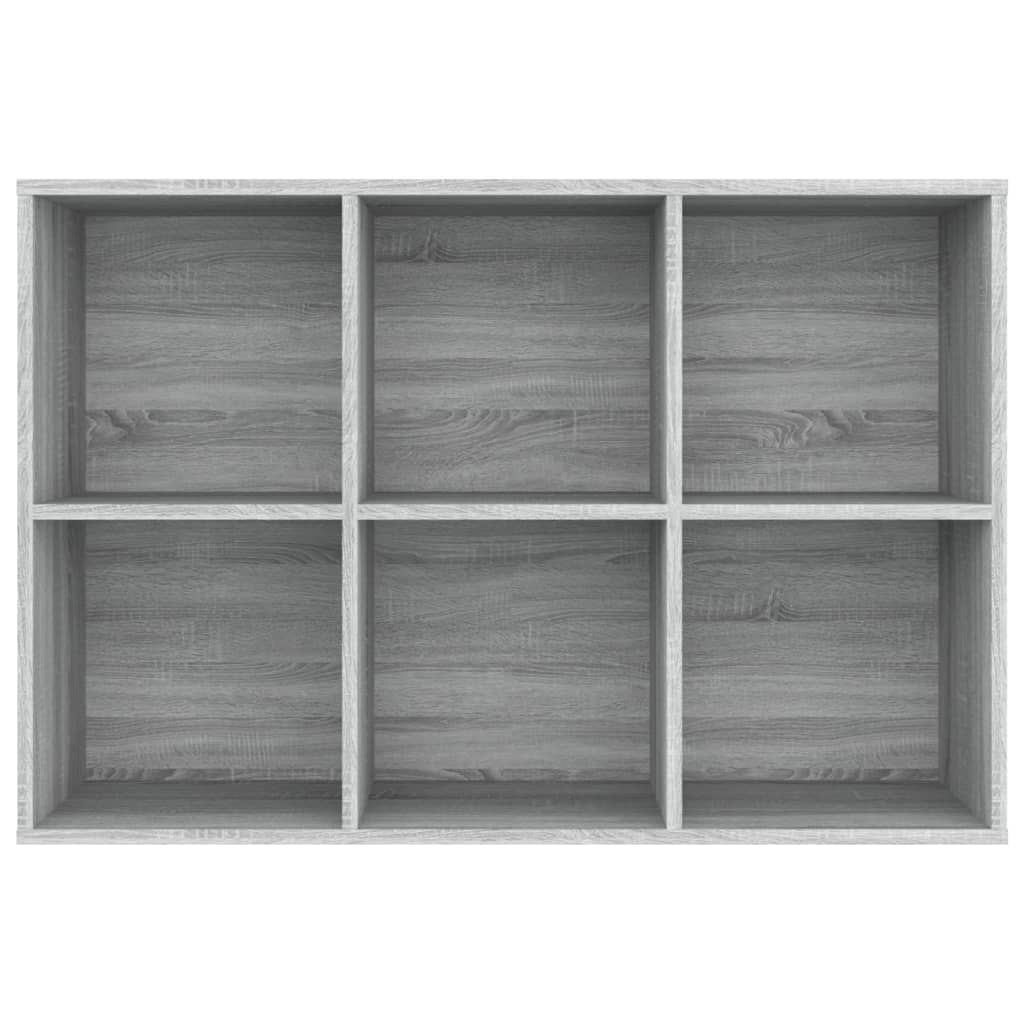  Bücherregal/Sideboard Grau Sonoma 66x30x98 cm Holzwerkstoff