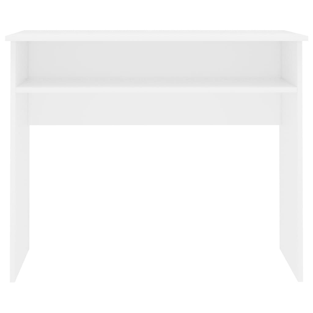  Schreibtisch Weiß 90x50x74 cm Holzwerkstoff