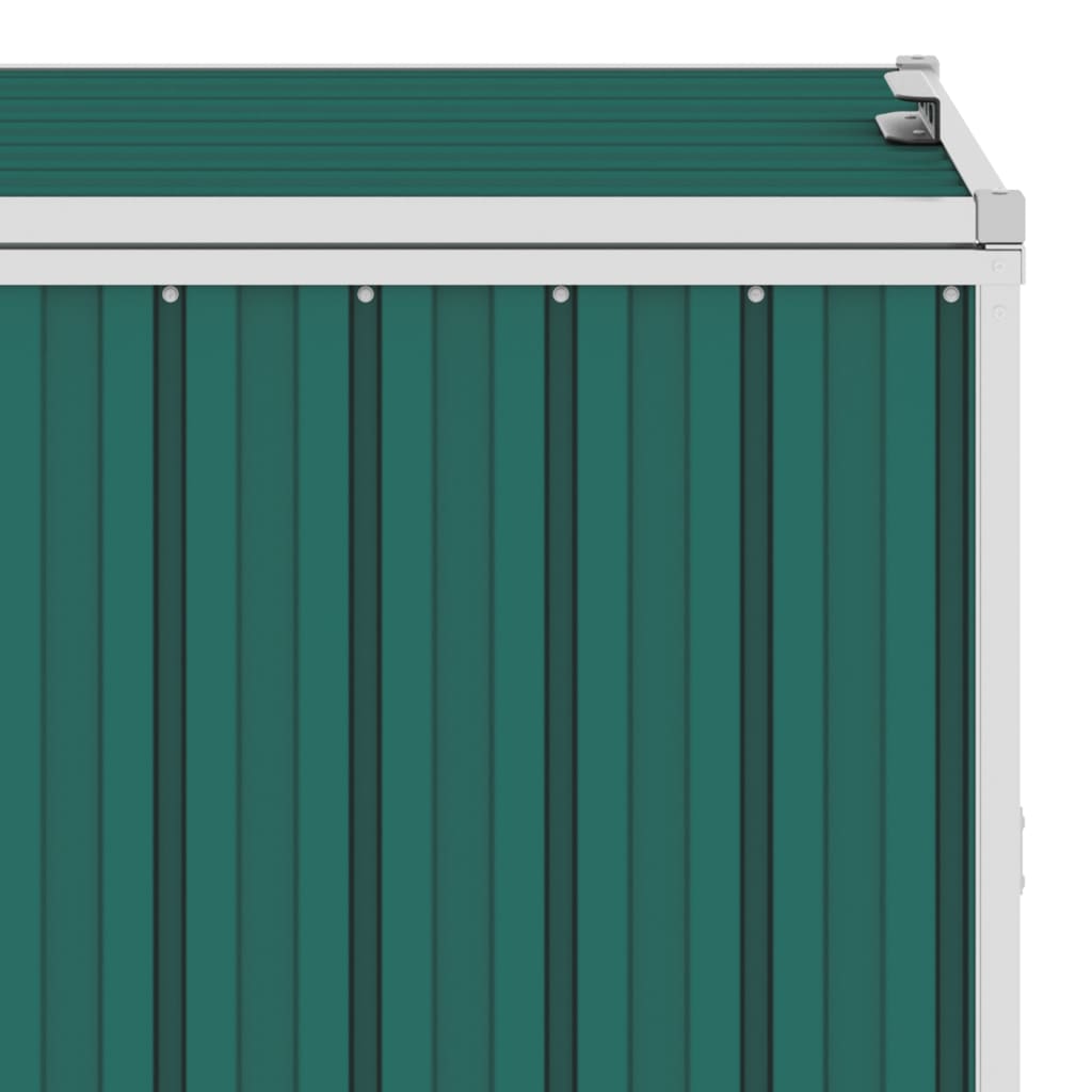  Mülltonnenbox Grün 72×81×121 cm Stahl