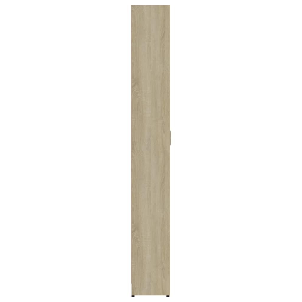  Garderobenschrank Sonoma-Eiche 55x25x189 cm Holzwerkstoff