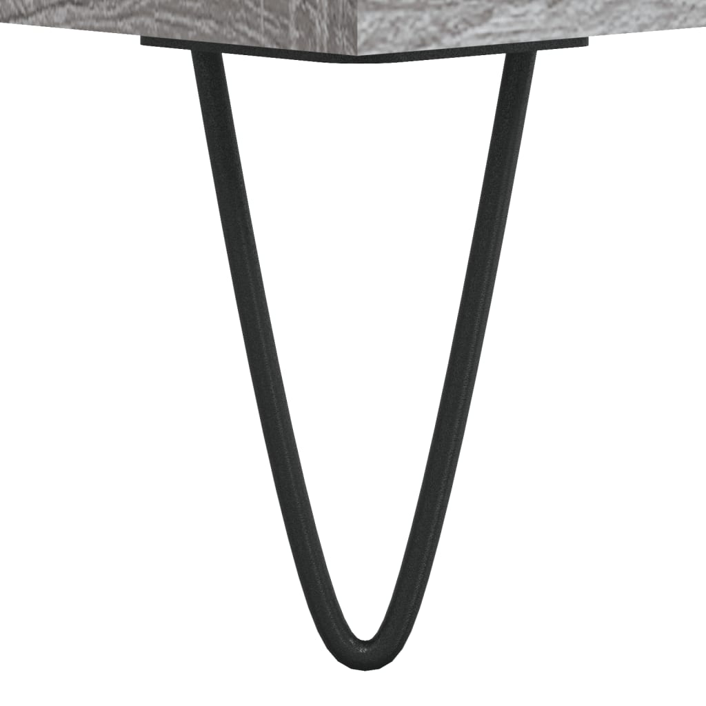  Highboard Grau Sonoma 34,5x34x180 cm Holzwerkstoff