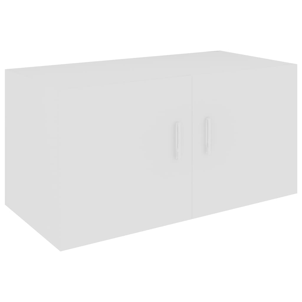  Wandschrank Weiß 80 x 39 x 40 cm Holzwerkstoff