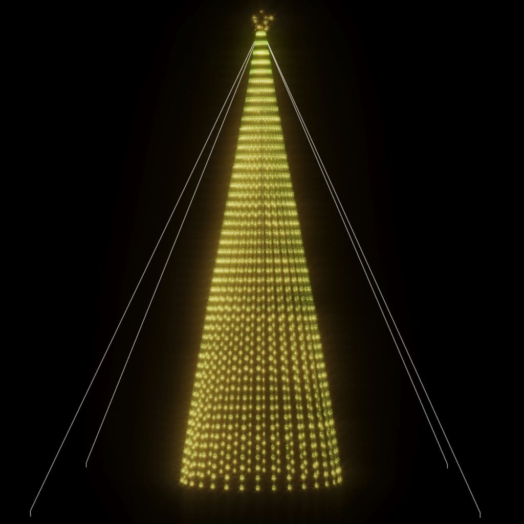  Weihnachtsbaum Kegelform 1544 LEDs Warmweiß 500 cm