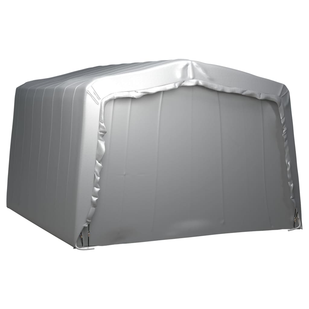  Lagerzelt 370x370 cm Stahl Grau