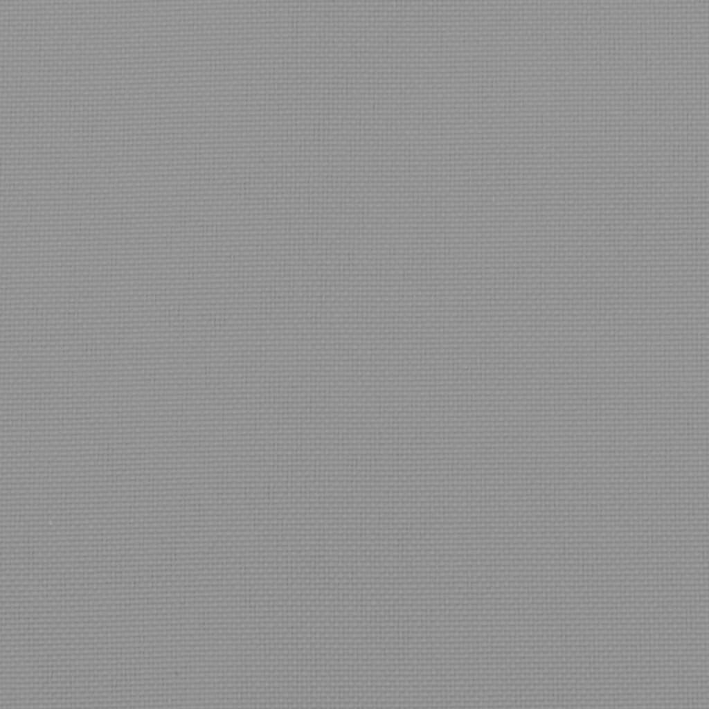  Palettenkissen Grau 60x60x12 cm Stoff