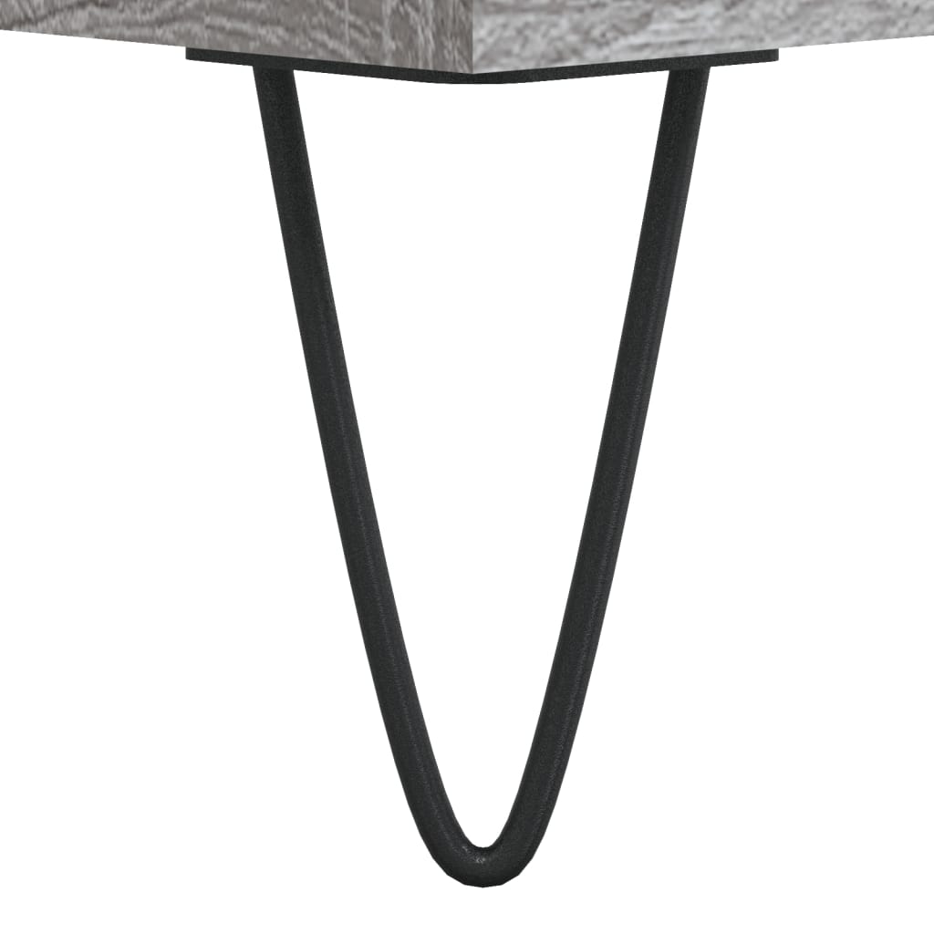  Highboard Grau Sonoma 34,5x32,5x180 cm Holzwerkstoff
