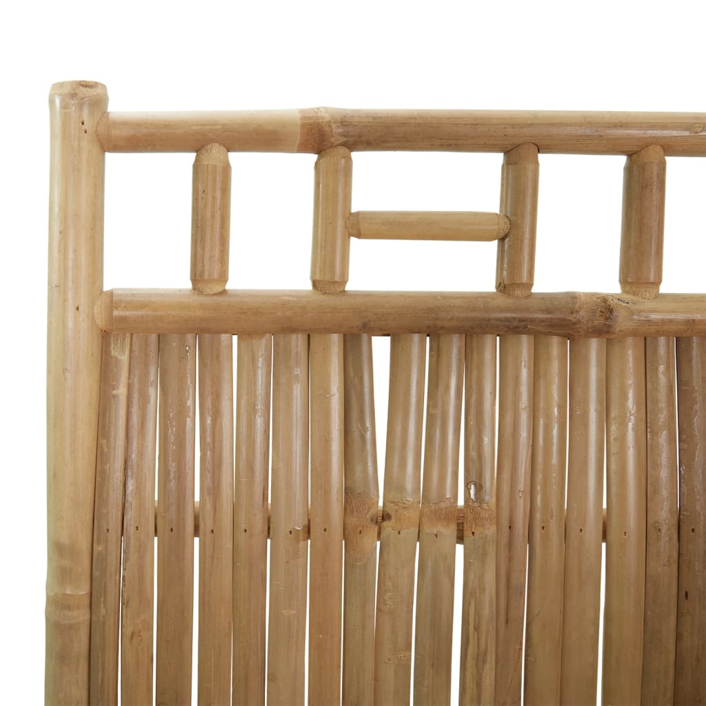  5-tlg. Raumteiler Bambus 200x180 cm