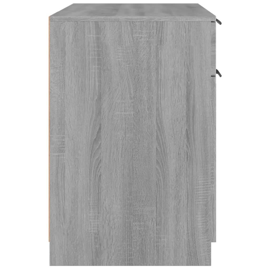  Schreibtisch Grau Sonoma 100x50x75 cm Holzwerkstoff