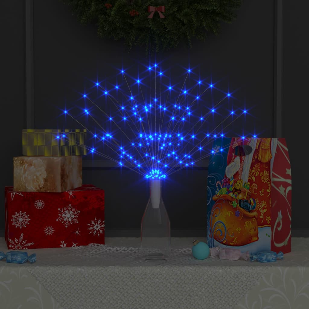  Feuerwerkslichter 10 Stk. Weihnachtsdeko Blau 20 cm 1400 LEDs