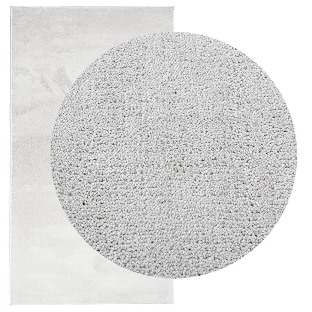  Teppich OVIEDO Kurzflor Grau 80x150 cm
