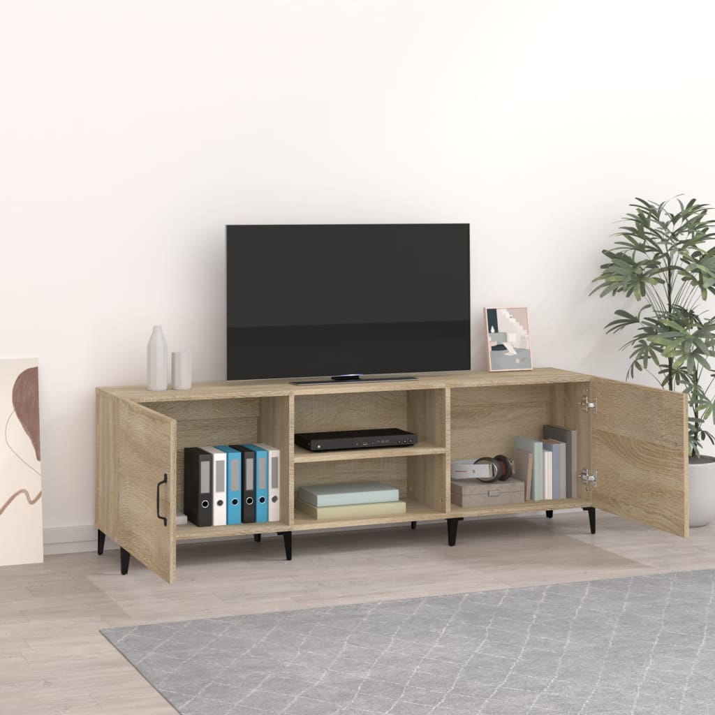  TV-Schrank Sonoma-Eiche 150x30x50 cm Holzwerkstoff
