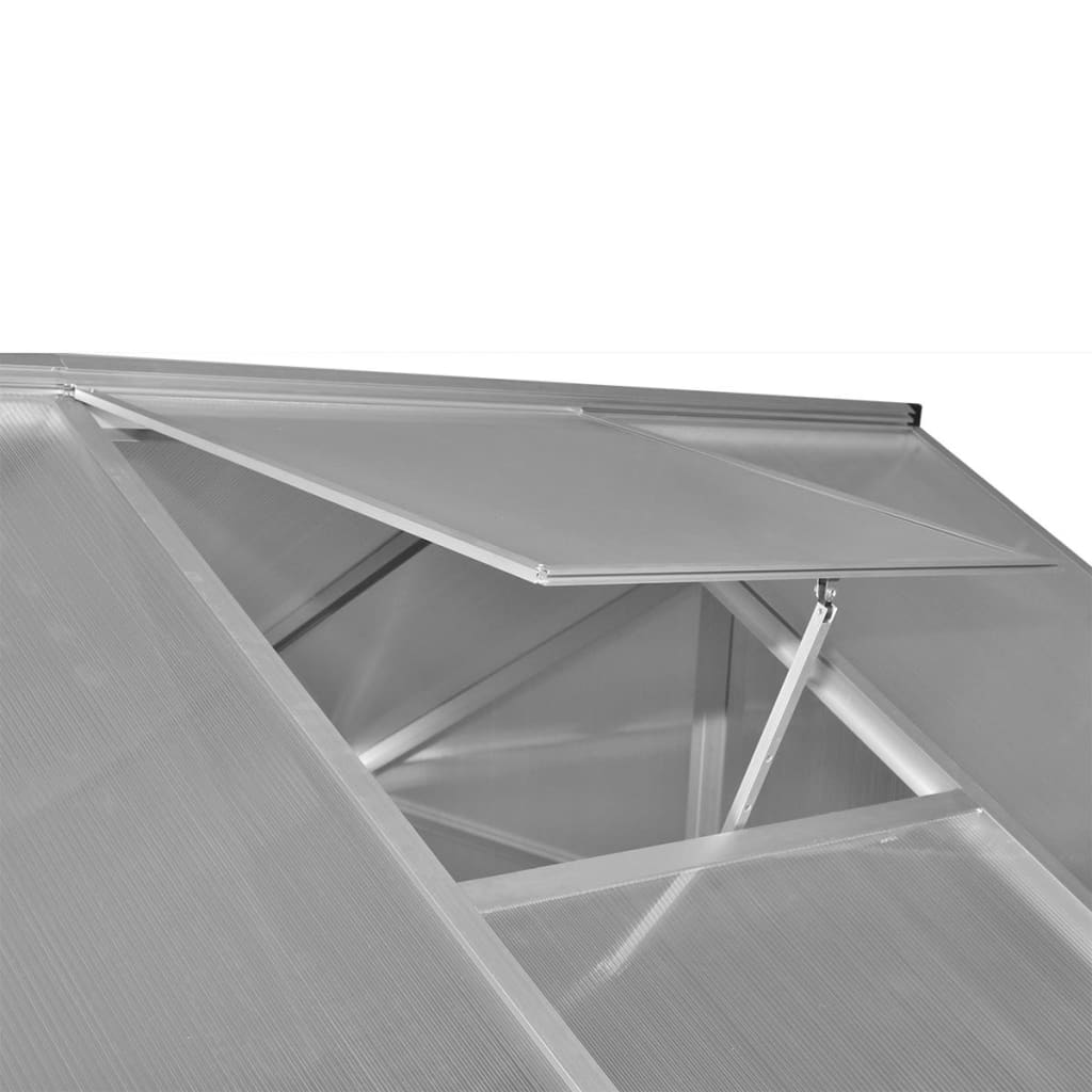  Gewächshaus Verstärkt Aluminium 3,46 m³