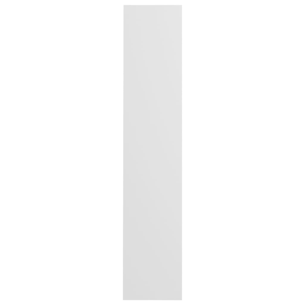  Wand-Schuhschrank Weiß 80x18x90 cm Holzwerkstoff