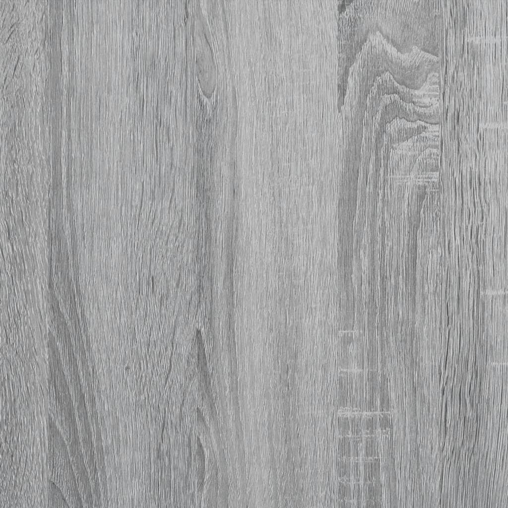  Couchtisch Grau Sonoma 100x50x40 cm Holzwerkstoff und Metall