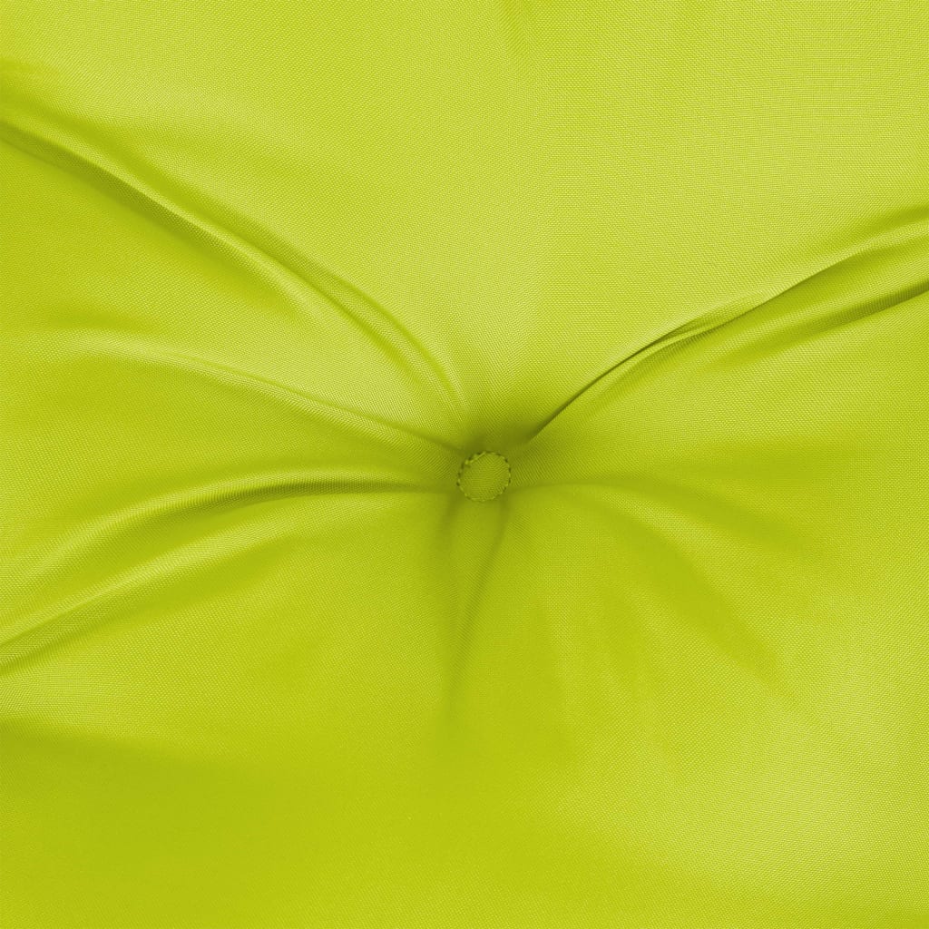 Palettenkissen Hellgrün 50x50x12 cm Stoff