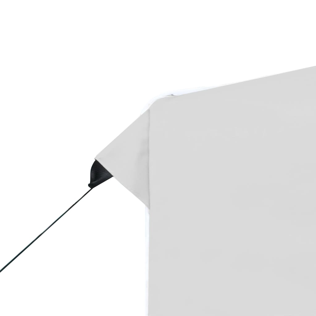  Profi-Partyzelt Faltbar mit Wänden Aluminium 3×3m Weiß
