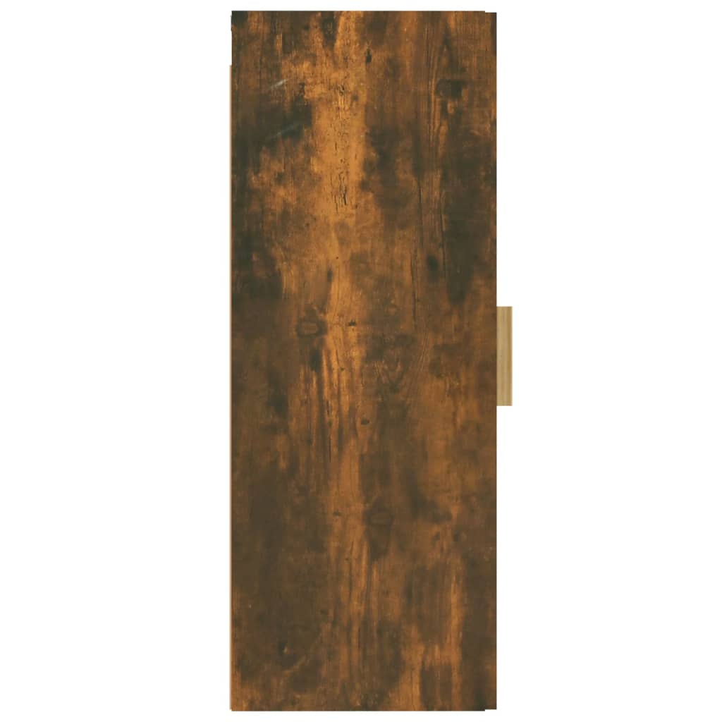  Wandschrank Räuchereiche 34,5x34x90 cm Holzwerkstoff