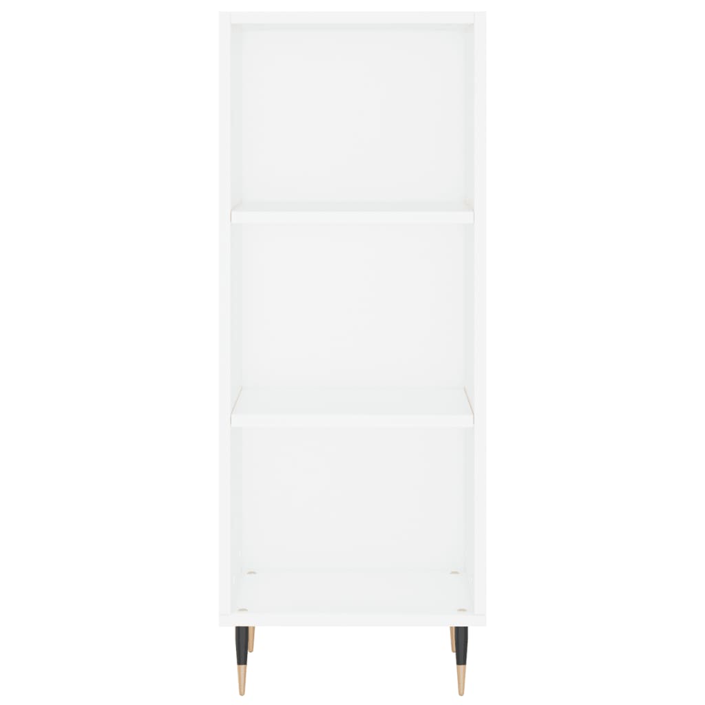  Highboard Weiß 34,5x32,5x180 cm Holzwerkstoff