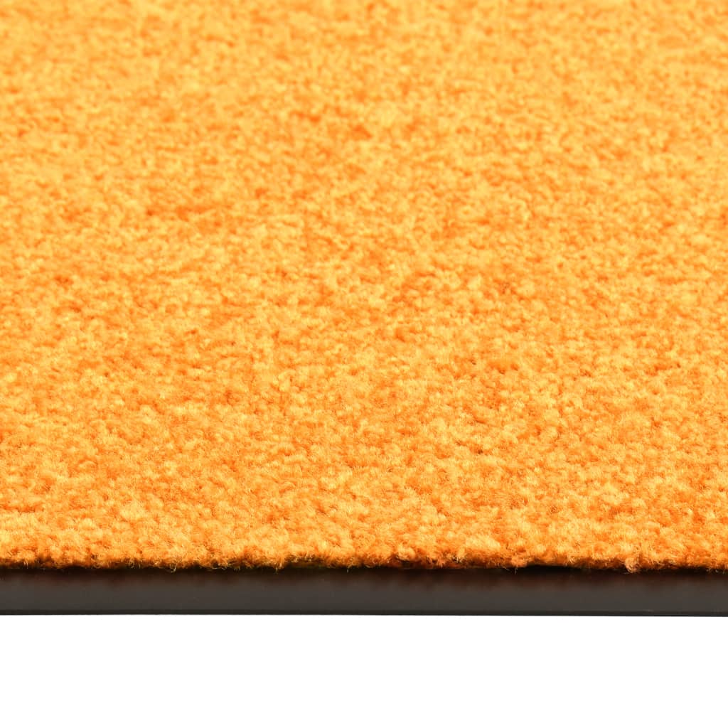  Fußmatte Waschbar Orange 60x90 cm 