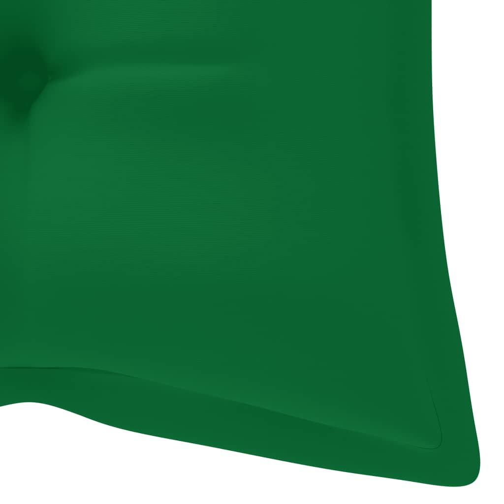  Gartenbank-Auflagen 2 Stk. Grün 120x50x7 cm Oxford-Gewebe