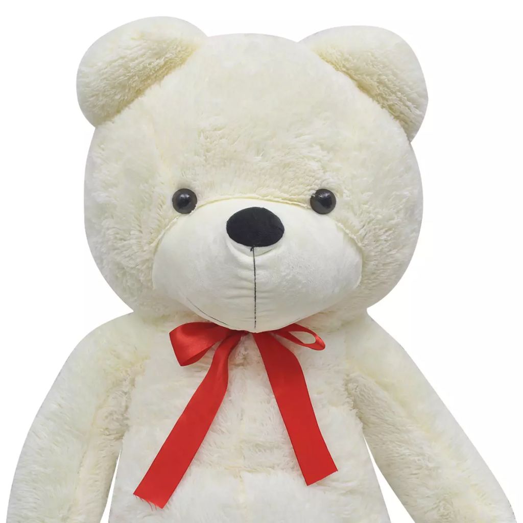  Weicher XXL-Plüsch-Teddybär Weiß 135 cm 