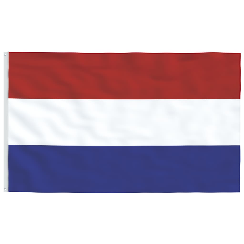  Niederländische Flagge mit Mast 6,23 m Aluminium