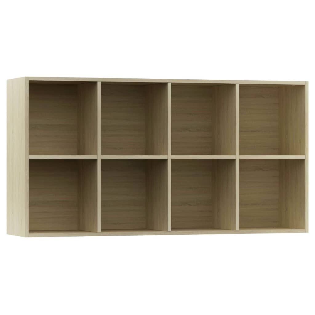  Bücherregal/Sideboard Sonoma-Eiche 66×30×130 cm Holzwerkstoff