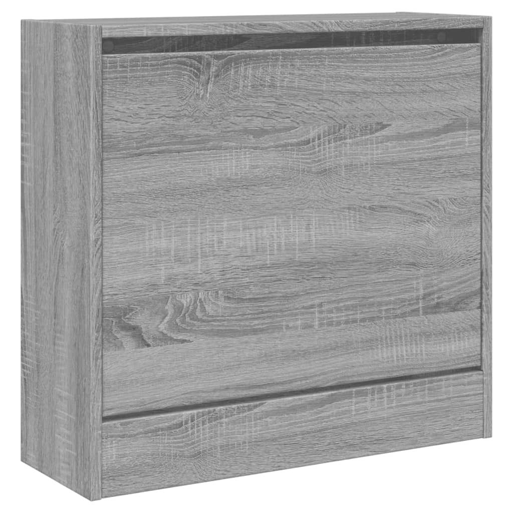  Schuhregal Grau Sonoma 60x21x57 cm Holzwerkstoff