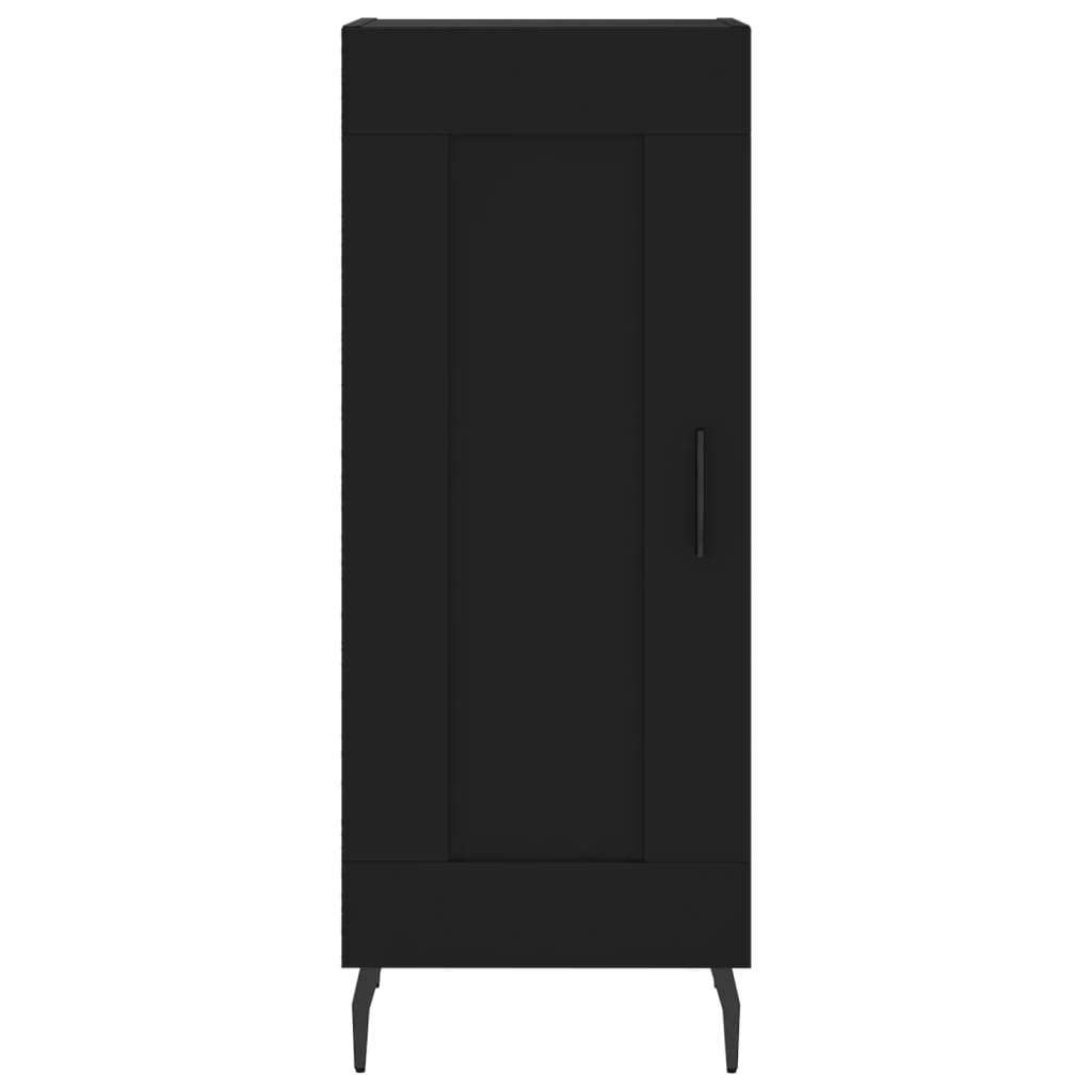  Sideboard Schwarz 34,5x34x90 cm Holzwerkstoff