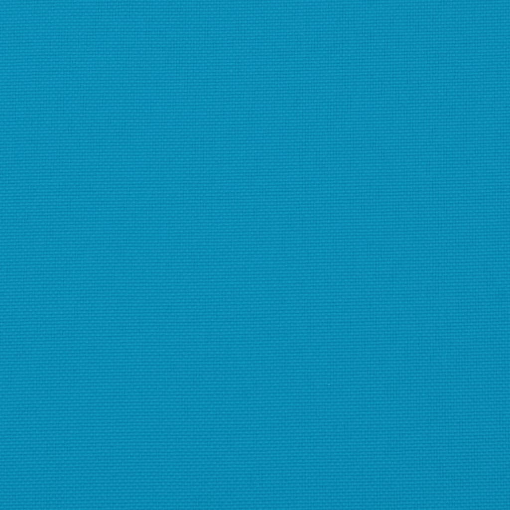  Hochlehner-Auflagen 4 Stk. Hellblau Oxford-Gewebe