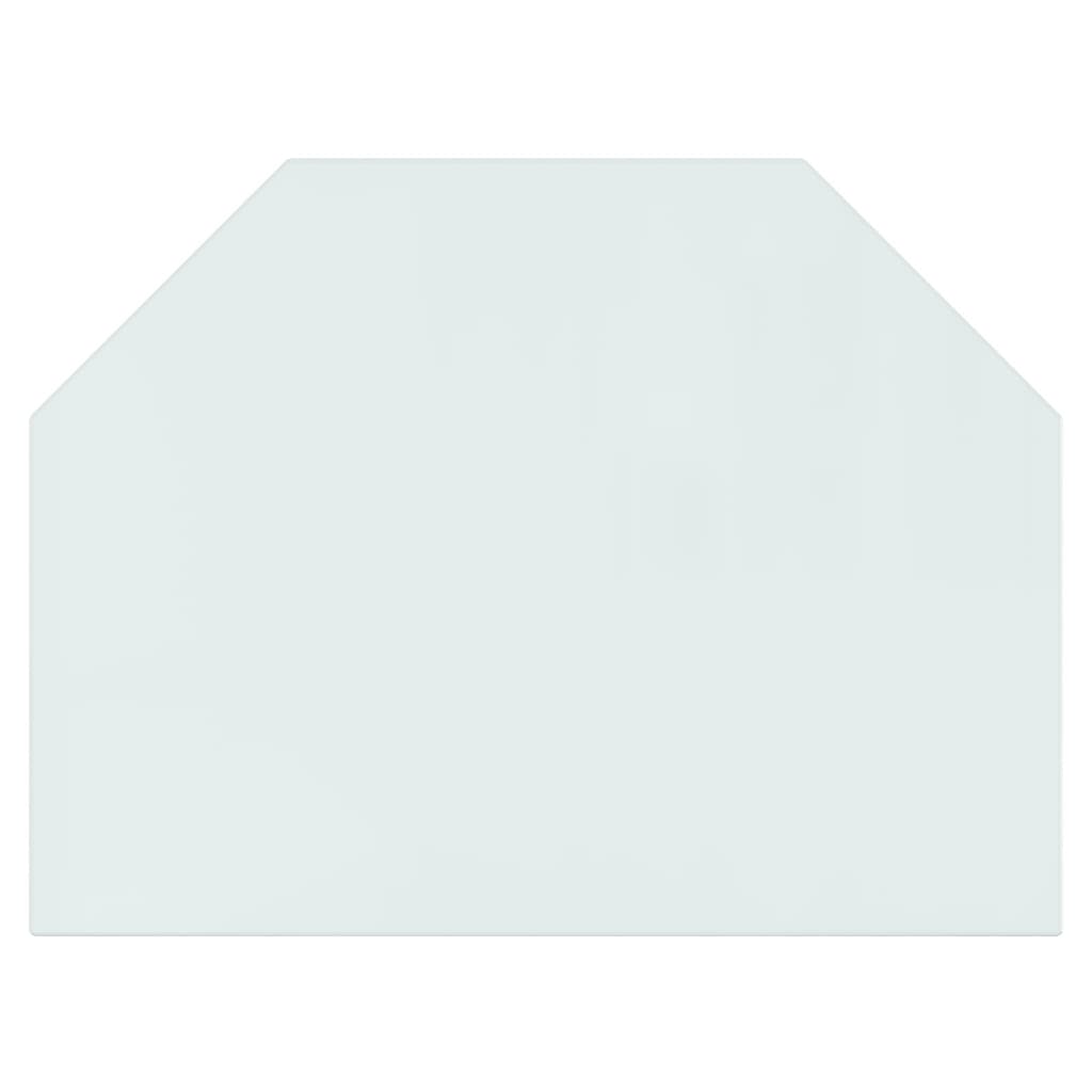  Kaminofen Glasplatte Sechseck 80x60 cm