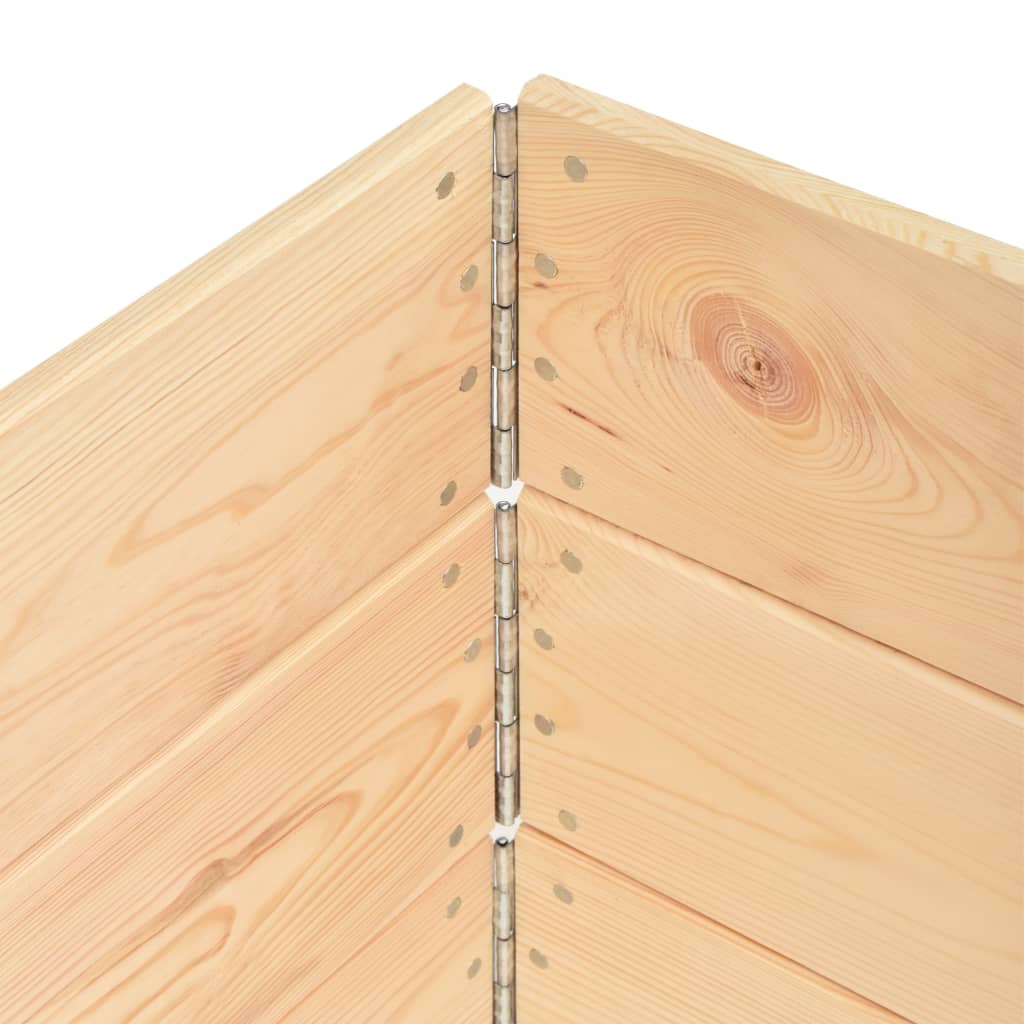  Paletten-Aufsatzrahmen 3 Stk. 50×150 cm Kiefern-Massivholz