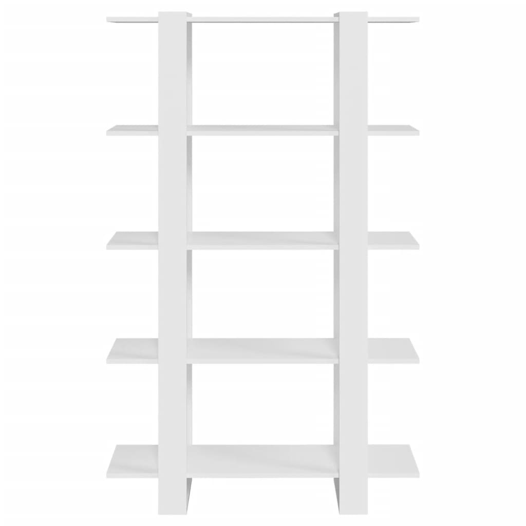  Bücherregal/Raumteiler Weiß 100×30×160 cm