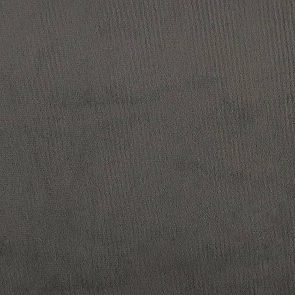  Bettgestell Dunkelgrau 90x200 cm Samt
