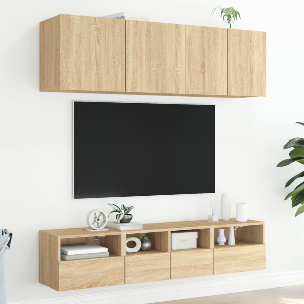  TV-Wandschrank Sonoma-Eiche 40x30x30 cm Holzwerkstoff