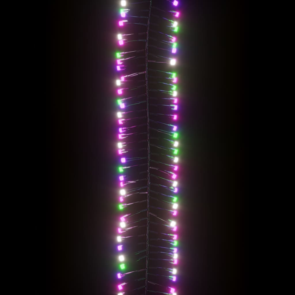  LED-Lichterkette mit 1000 LEDs Pastell Mehrfarbig 11 m PVC