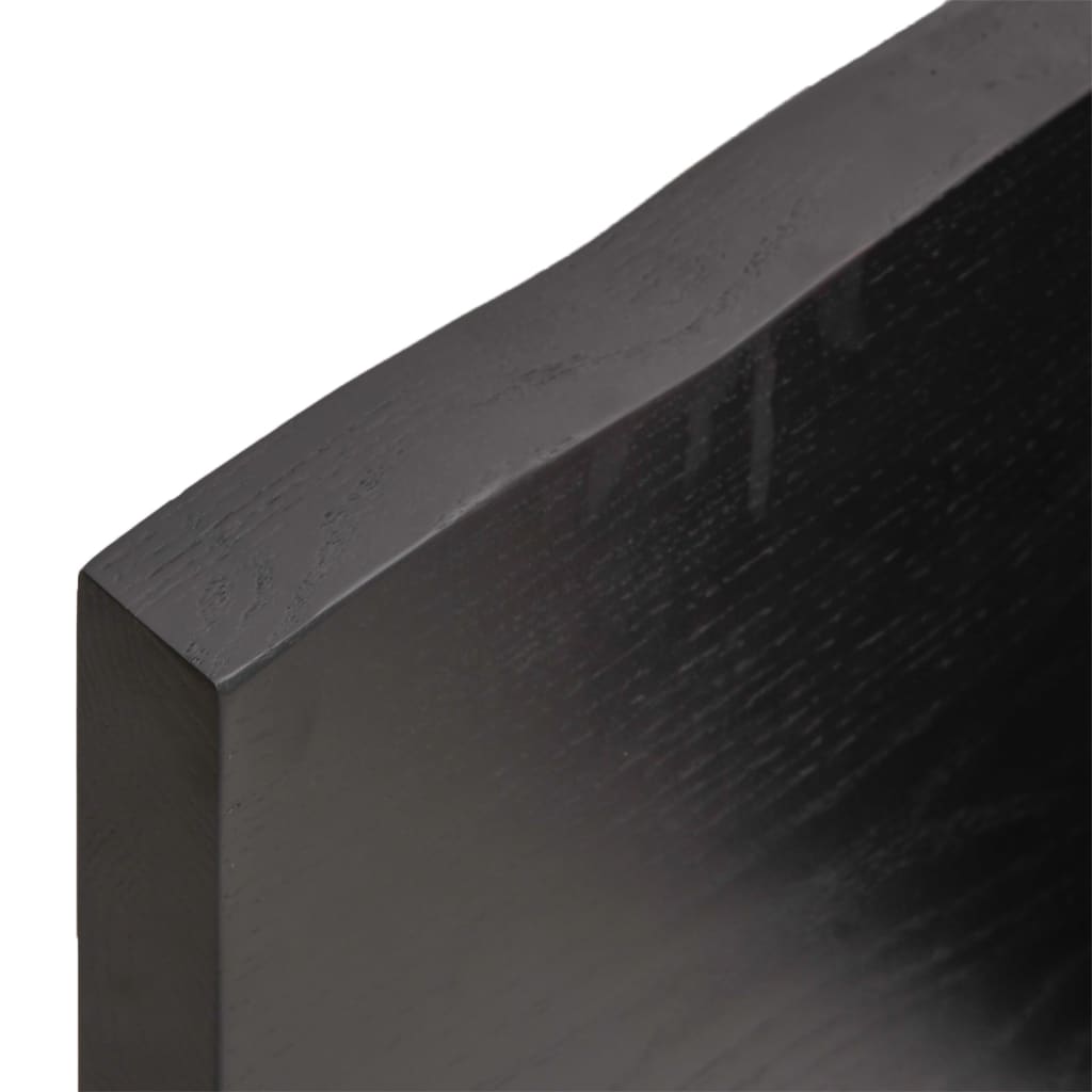  Tischplatte 140x60x(2-4) cm Massivholz Behandelt Baumkante