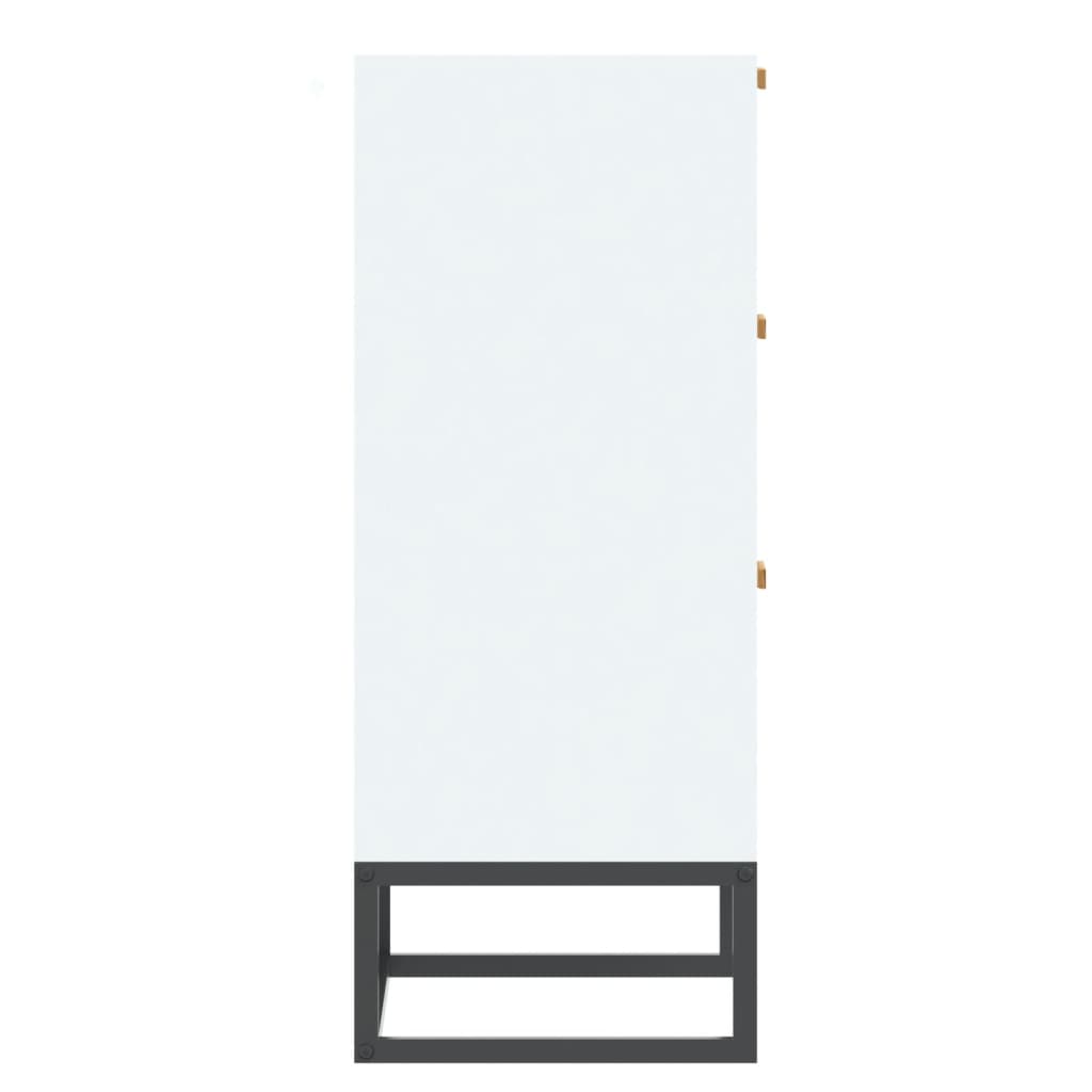  Sideboard Weiß 60x30x75 cm Holzwerkstoff