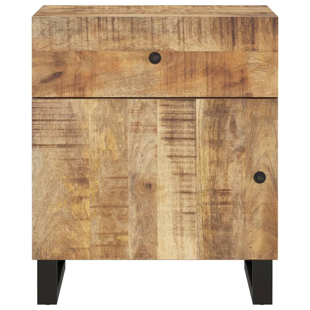  Nachttisch 50x33x60 cm Massivholz Mango & Holzwerkstoff