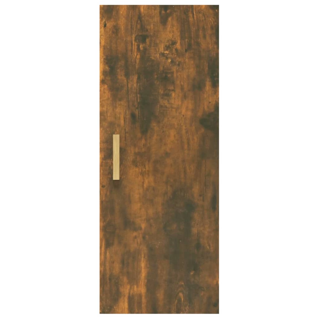  Wandschrank Räuchereiche 34,5x34x90 cm Holzwerkstoff