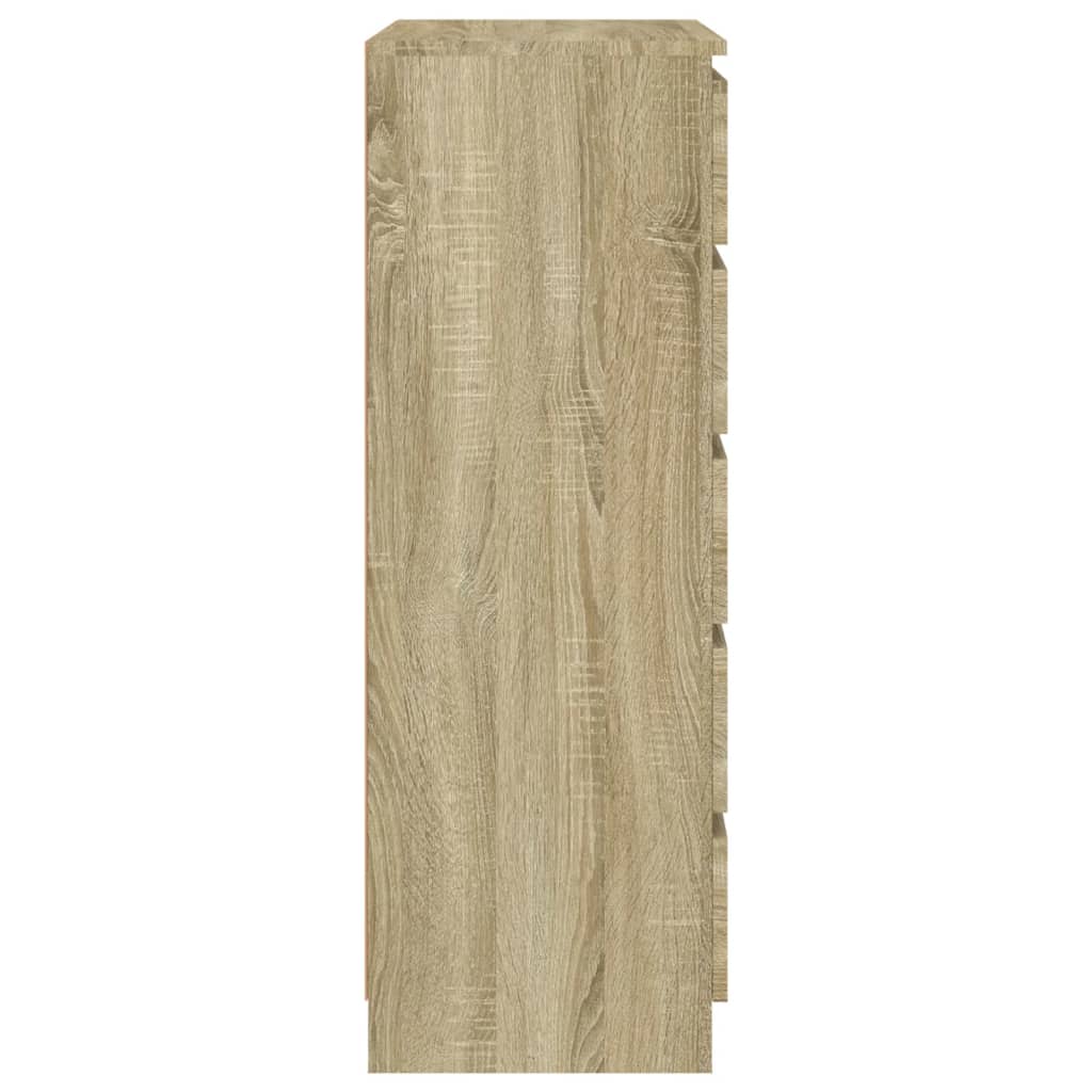  Schubladenschrank Sonoma-Eiche 60x36x103 cm Holzwerkstoff