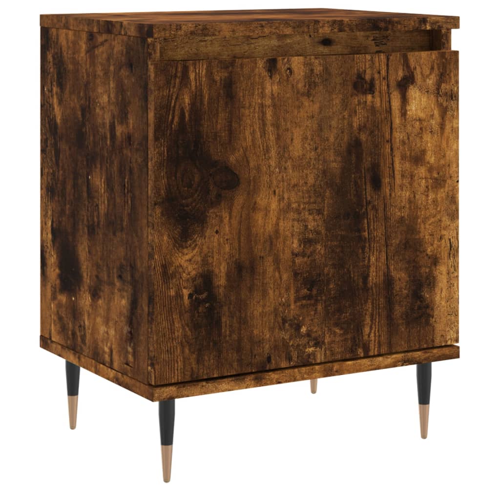 Nachttisch Räuchereiche 40x30x50 cm Holzwerkstoff