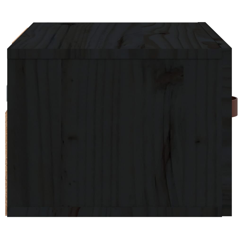  Wand-Nachttisch Schwarz 40x29,5x22 cm