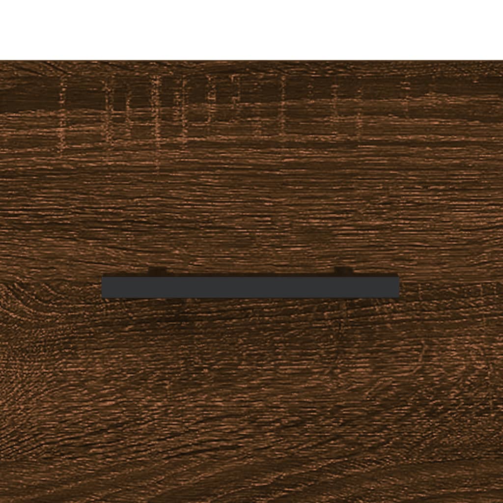  Wandschrank Braun Eichen-Optik 100x36,5x35 cm Holzwerkstoff